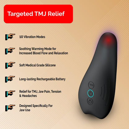 TMJ Jaw Massager with Heat & Vibration