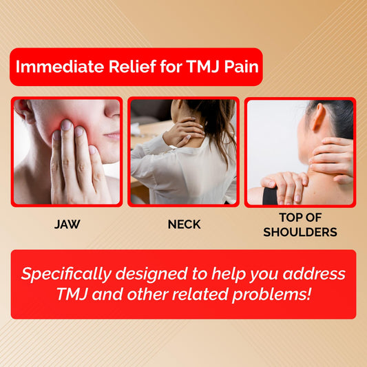 TMJ Jaw Massager with Heat & Vibration